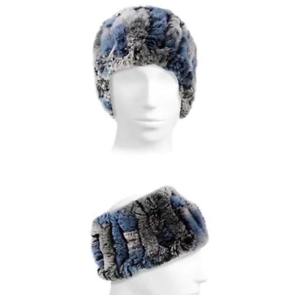 Rex Rabbit Fur Headband from La Fiorentina - Picture 4 of 4